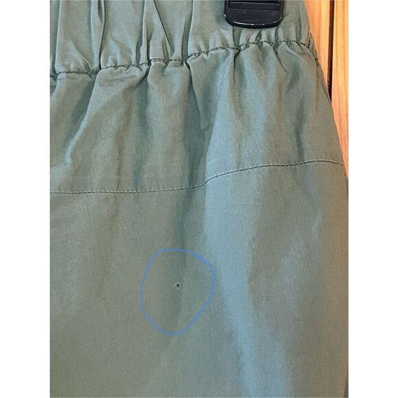 J Crew Pants Womens Size 10 Green Rory Cropped Wide Leg Tie Waist Lined (8517) R - Picture 8 of 10